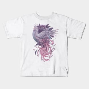 Purple phoenix Kids T-Shirt